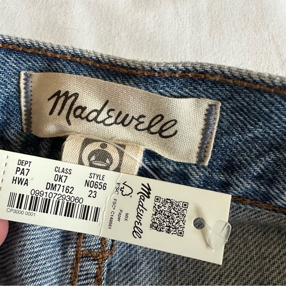 NWT Madewell low slung straight jeans pocket edition - Picture 10 of 14
